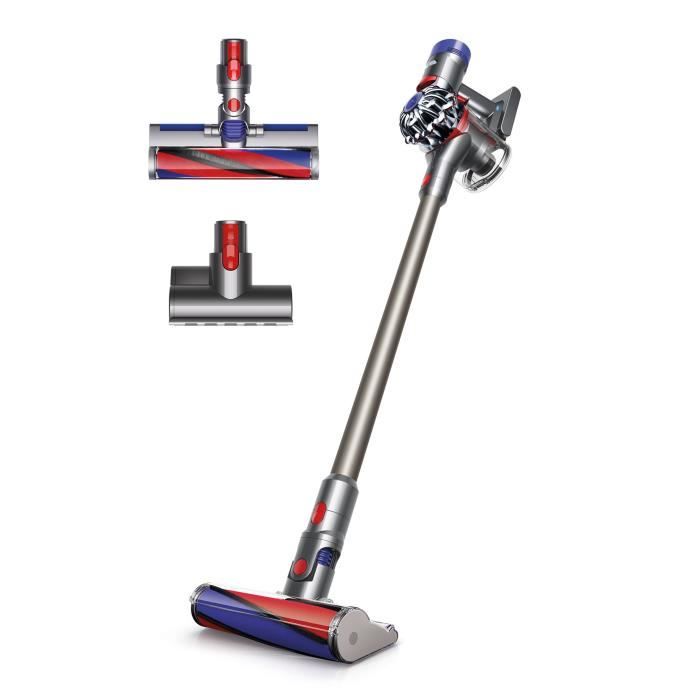 DYSON V8 PARQUET Aspirateur balai sans fil puissant et léger - brosse optimale sols durs, mini brosse motorisée + 3 accessoires