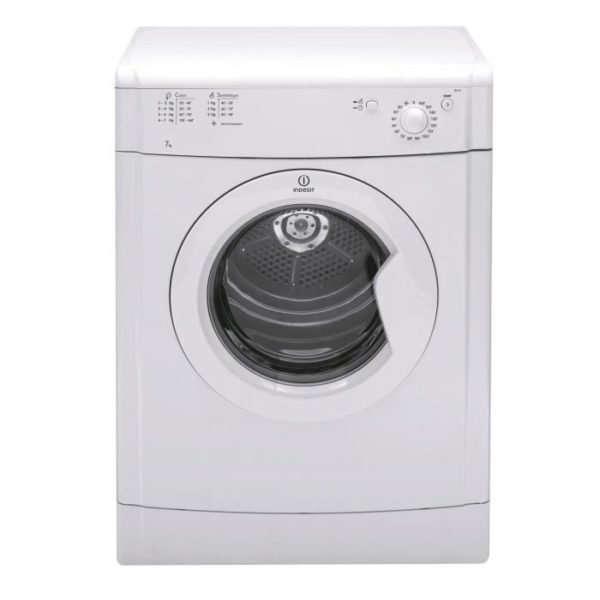 INDESIT IDV75(FR) - Sèche linge frontal - 7 kg - Classe énergétique B