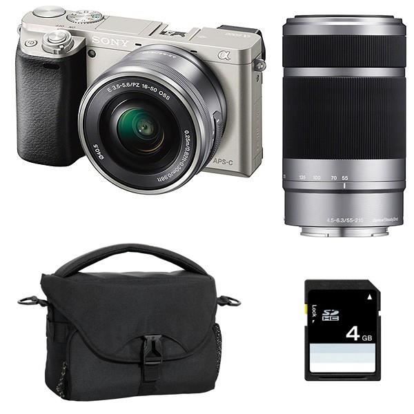 SONY ALPHA 6000 SILVER + Objectif 16-50 ED f/4